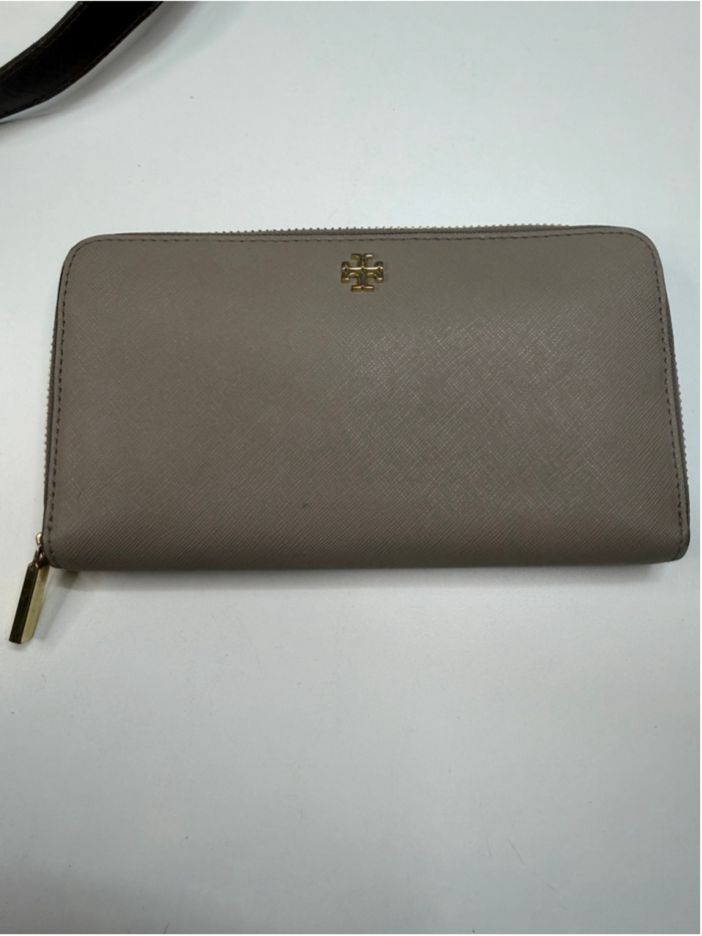 Women's Tory Burch Wallet One Size Beige Gold